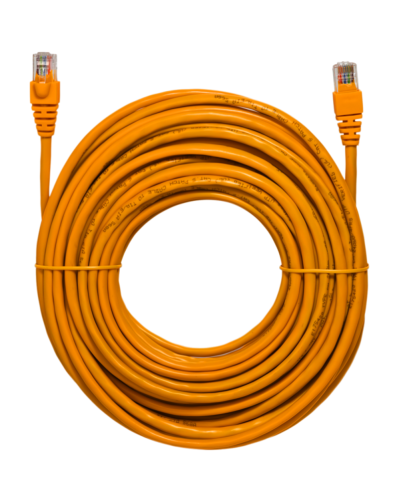 Truon 50ft FTP / Premium CAT5E pre-made cable (Orange)