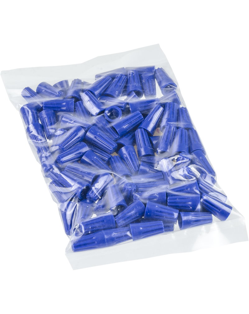Wire Connector / 22~14AWG / 100pcs / (Blue)