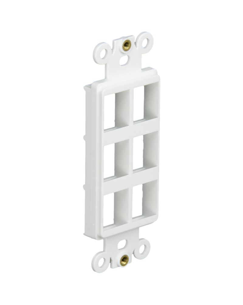 Wallplate Insert 6 Port