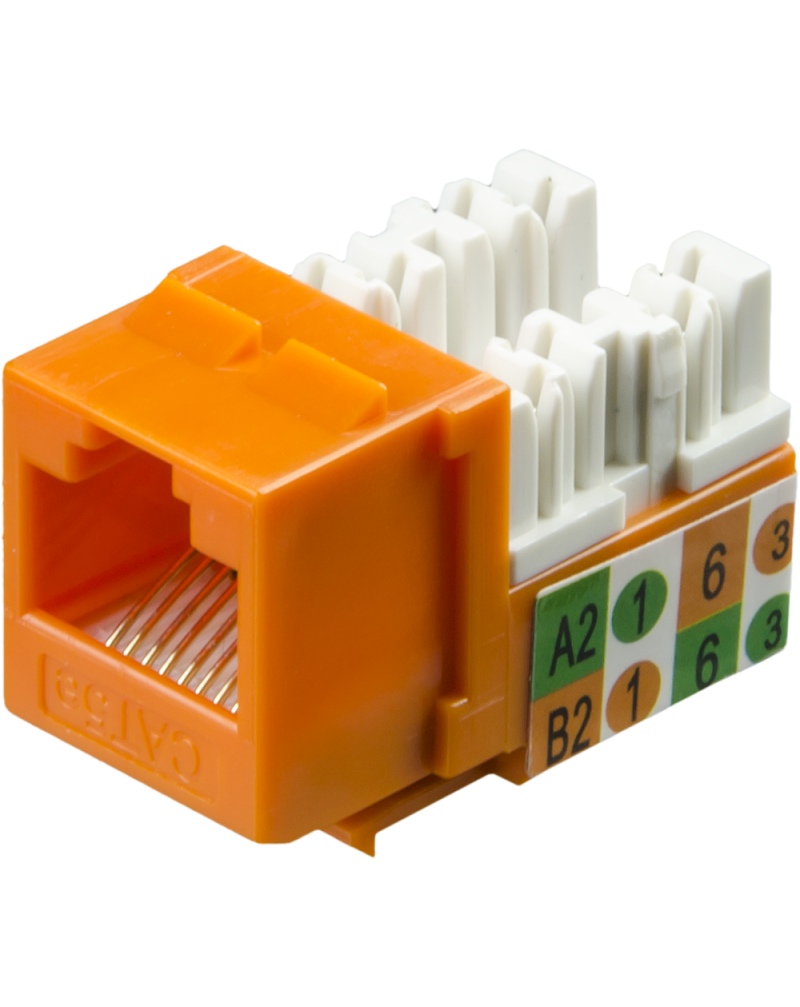 CAT5E Keystone (Orange)