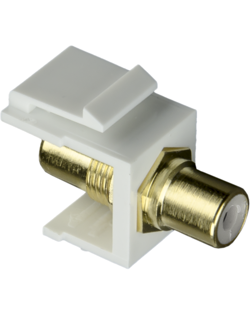 RCA Port Keystone (White)