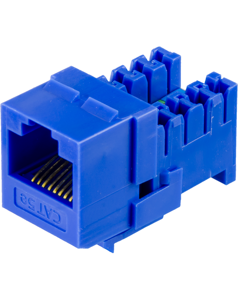 RJ45 Keystone (Modular Jack - Blue) 