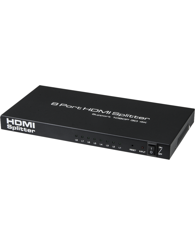 1 in 8 out HDMI Splitter