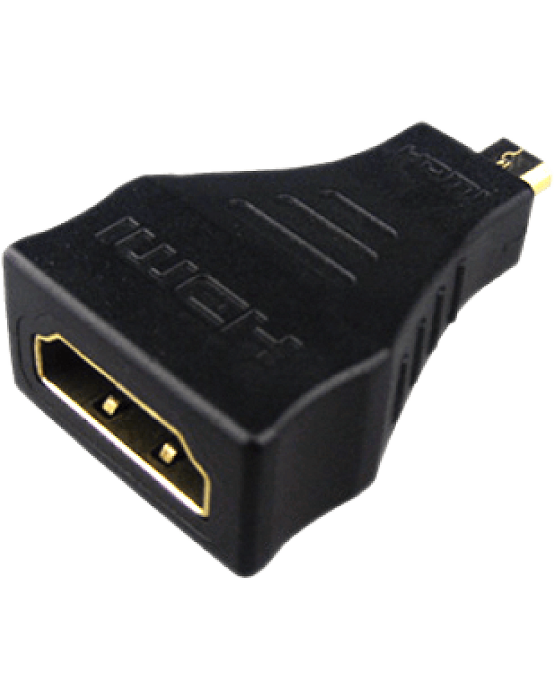 Gold Plated HDMI Female (Type A) to HDMI Male (Type D) Adapter