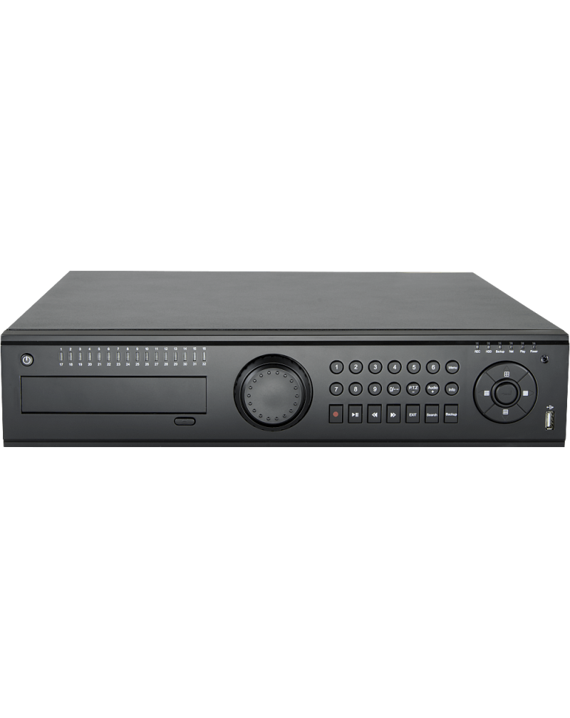 32CH TR Series 1080p Hybrid Security DVR System – Analog + 960H + HD-TVI Cameras